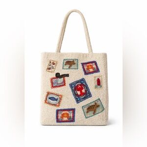 lobster postcard logo shoulder bag